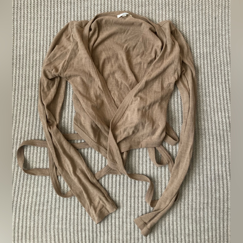 OZMA Dance Wrap Top - Tea XS